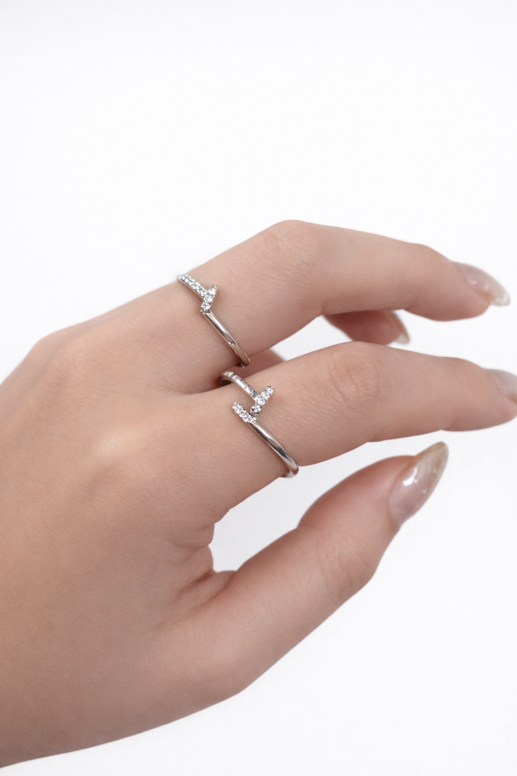 Anillo clavo silver