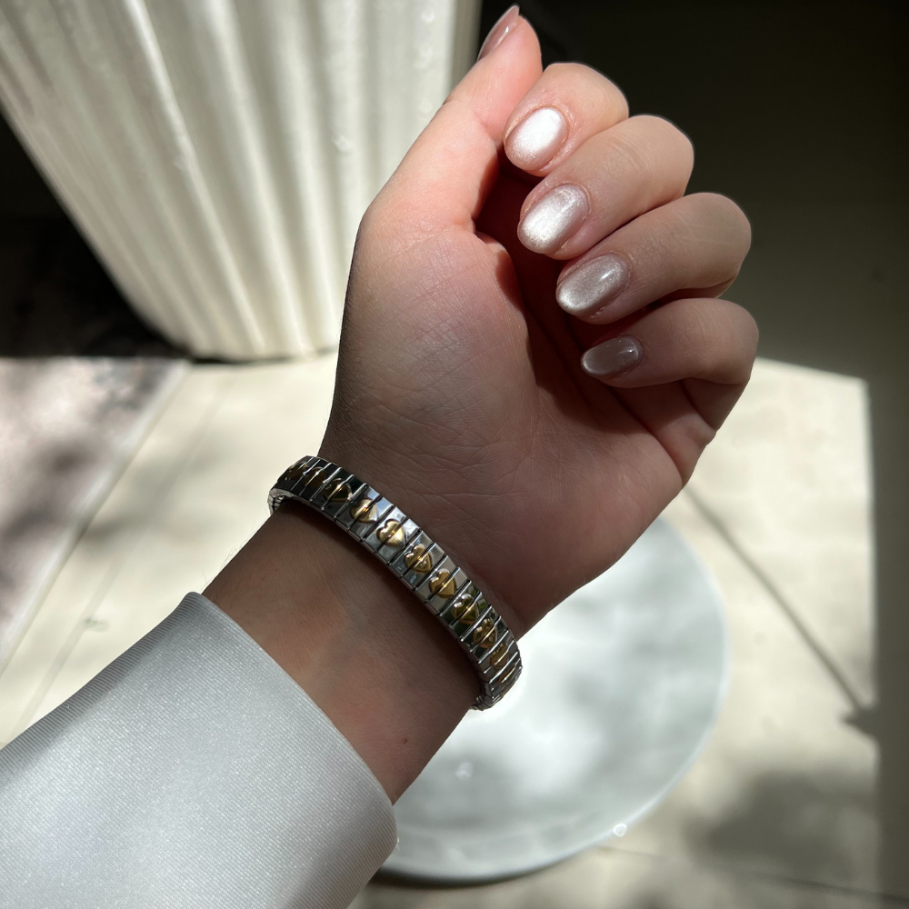 Pulsera Italiana - Corazones pequeños