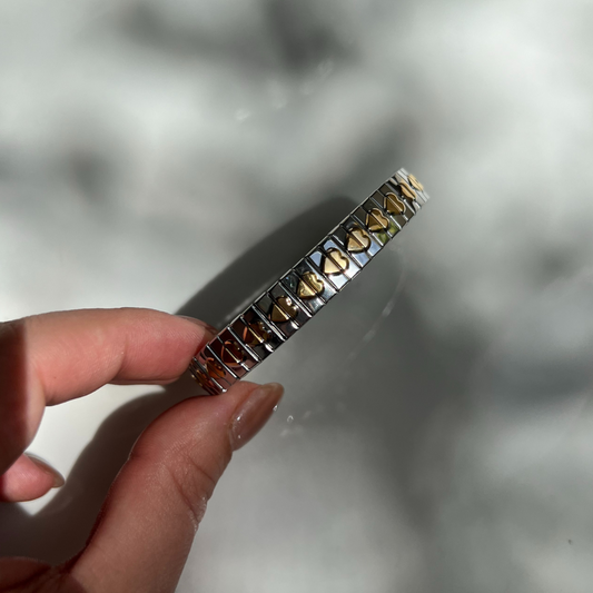 Pulsera Italiana - Corazones pequeños