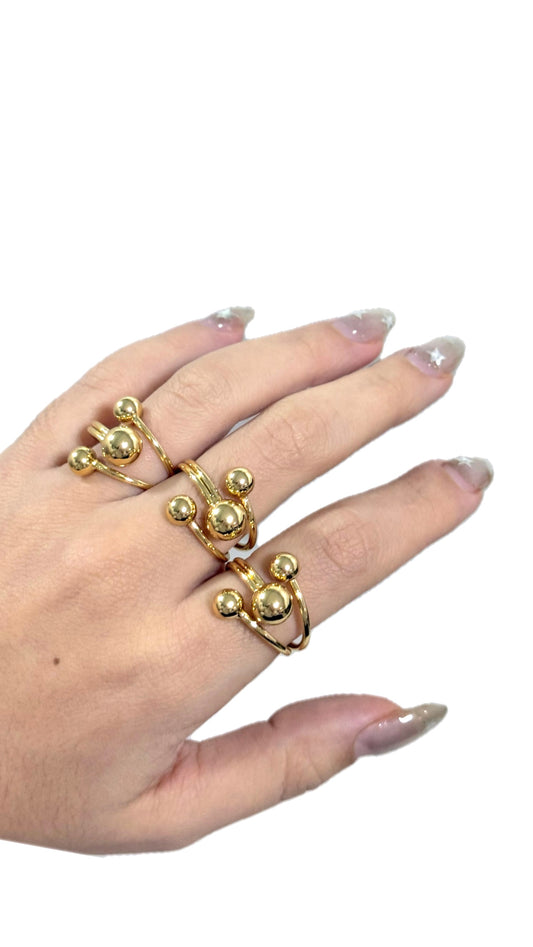 anillo entrelazado o