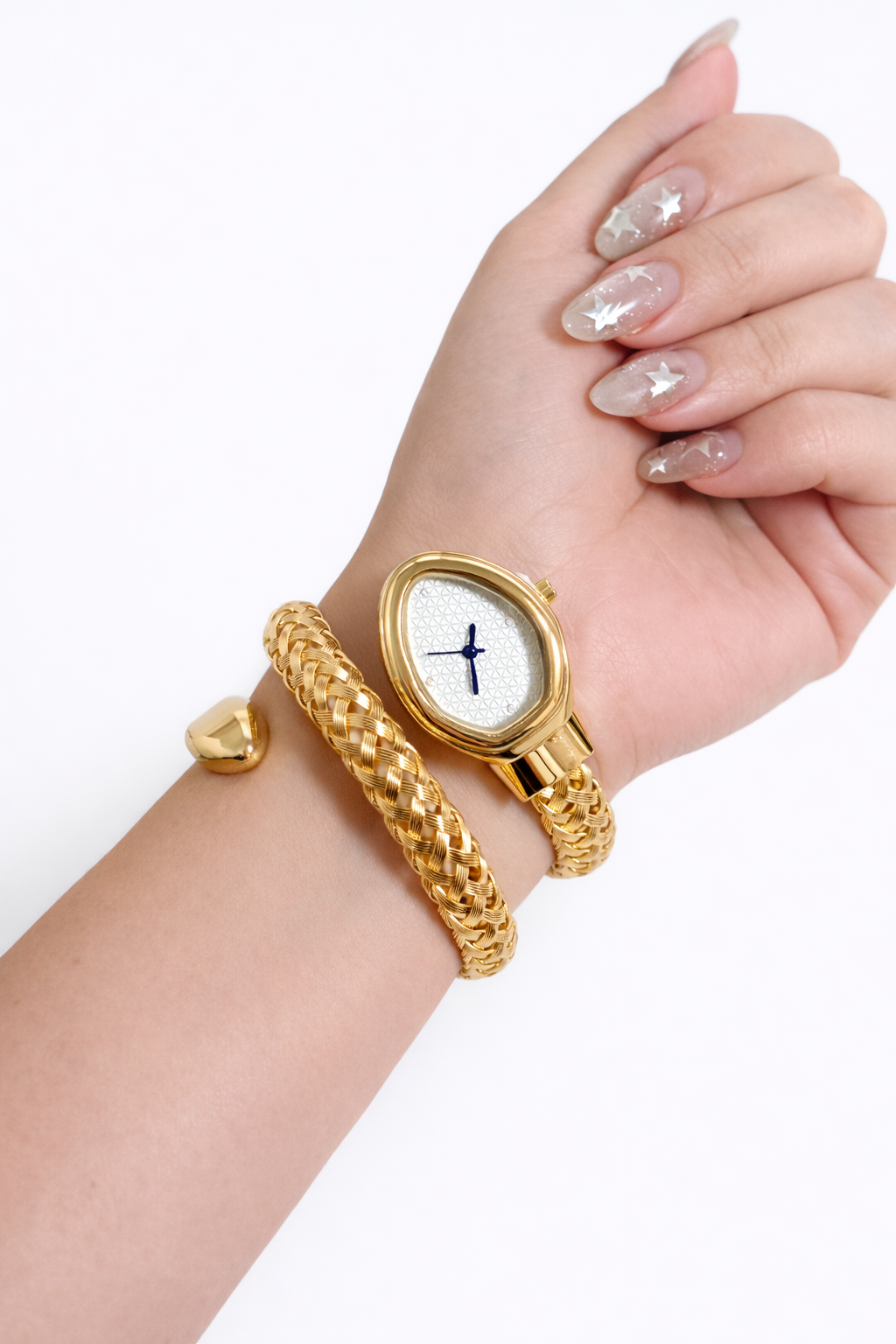Reloj serpiente white